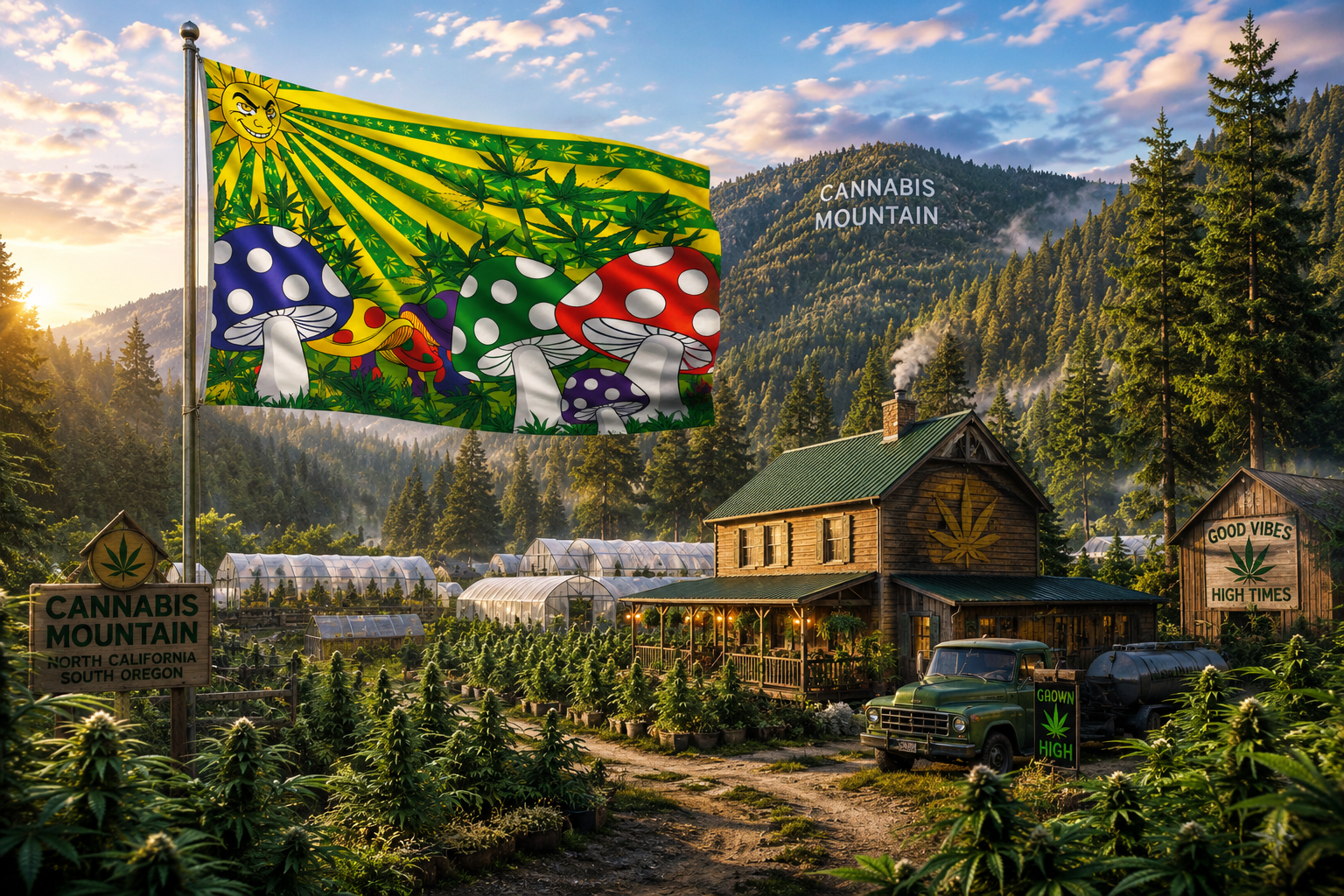 CANNABIS FLAGS