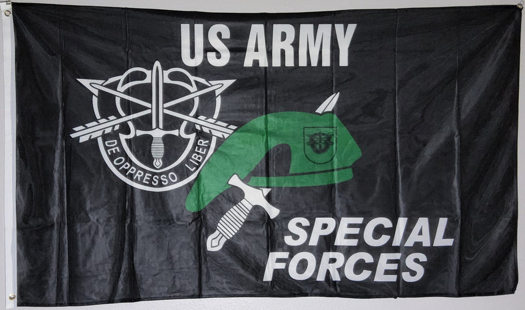 US Army Special Forces Flag 3x5 – Green Berets De Oppresso Liber Military Banner