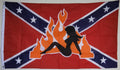Rebel Mudflap Girl Flame