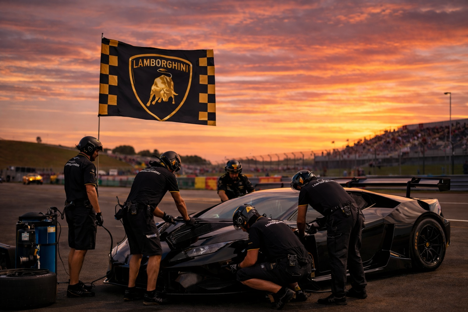 Lamborghini (Checkered)