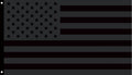 All Black American Flag 3x5 – Stealth USA Tactical Flag
