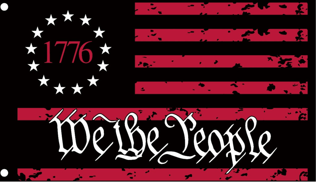 We The People 1776 Flag 3x5 – Patriotic Betsy Ross American Banner