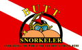 Funny Butt Snorkeler Flag 3x5 – Adult Humor Novelty Flag for Party, Garage & Man Cave Decor