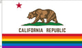California Pride Flag 3x5 – LGBTQ California Republic Banner