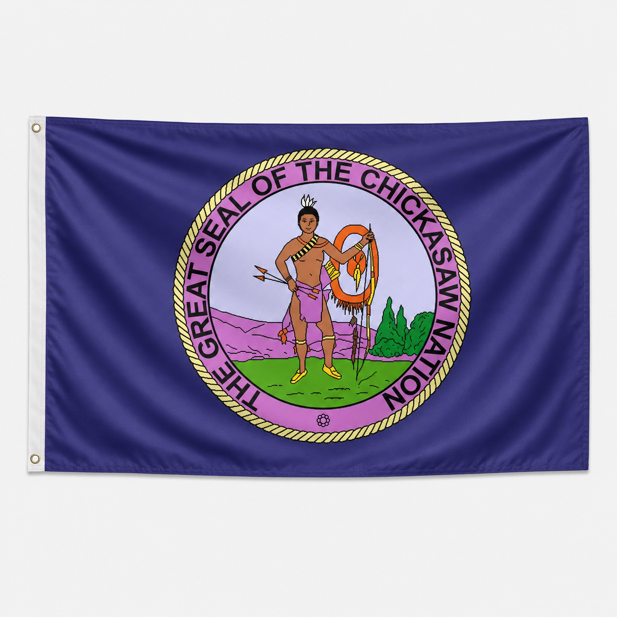 Chickasaw Nation Great Seal Flag – 3x5 Ft