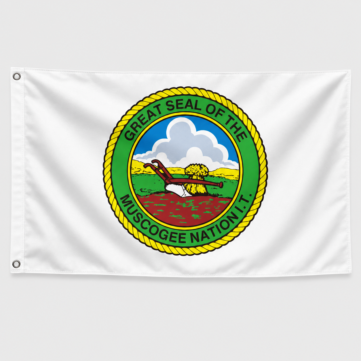 Muscogee Nation I.T. Great Seal Flag – 3x5 Ft