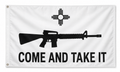 New Mexico Come and Take It Rifle Flag