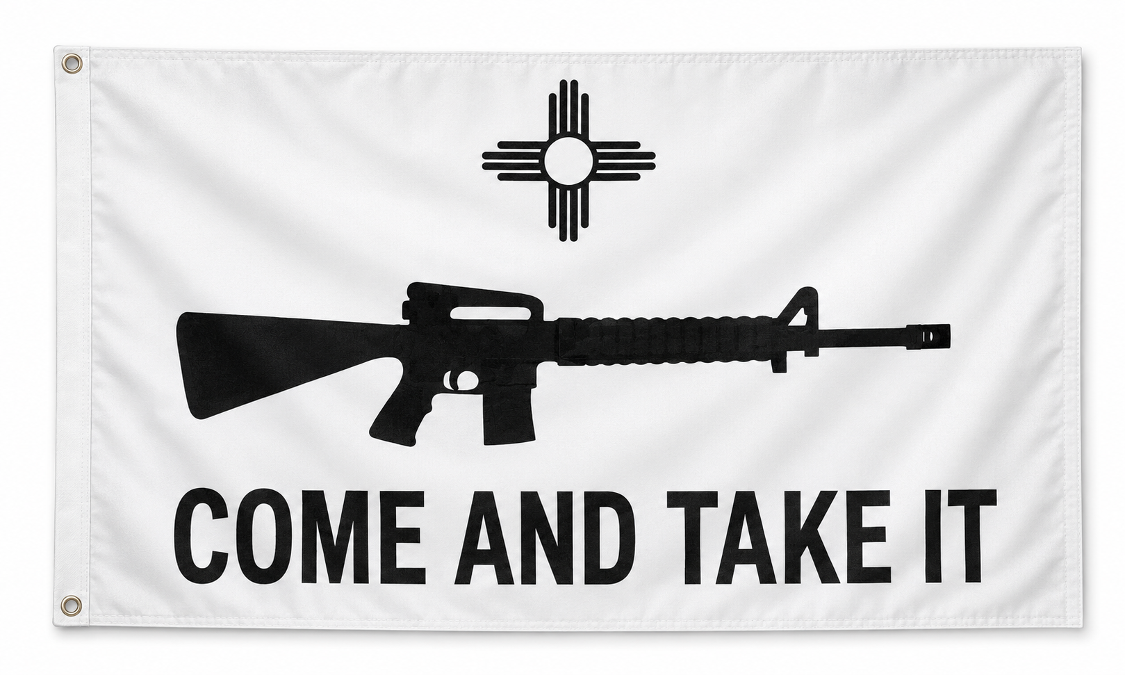 New Mexico Come and Take It Rifle Flag