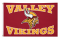 Valley Vikings Flag 3x5 – Albuquerque High School Spirit Banner