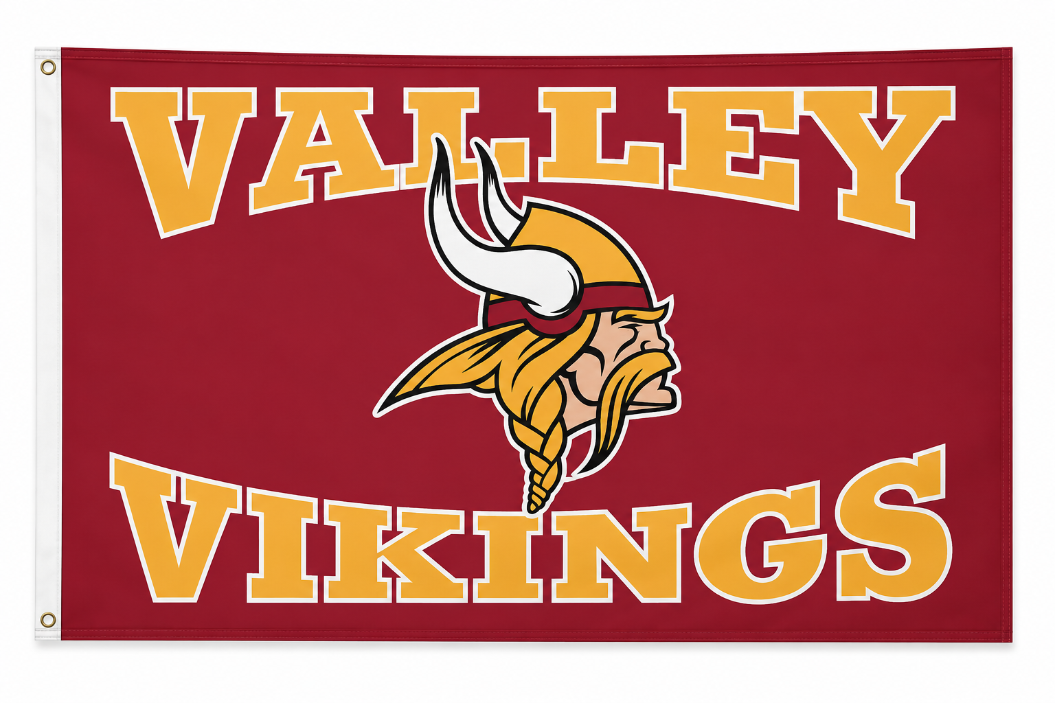 Valley Vikings Flag 3x5 – Albuquerque High School Spirit Banner