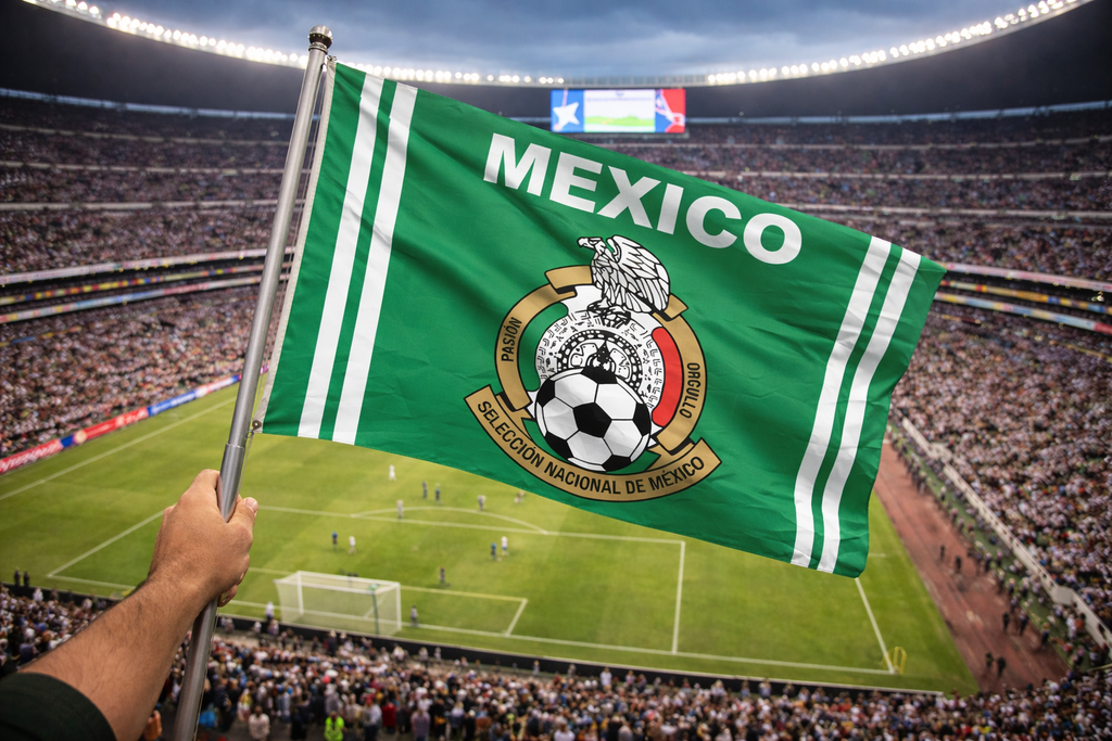 Mexico National Soccer Team Flag 3x5 – El Tri Flag, Mexico Football Banner