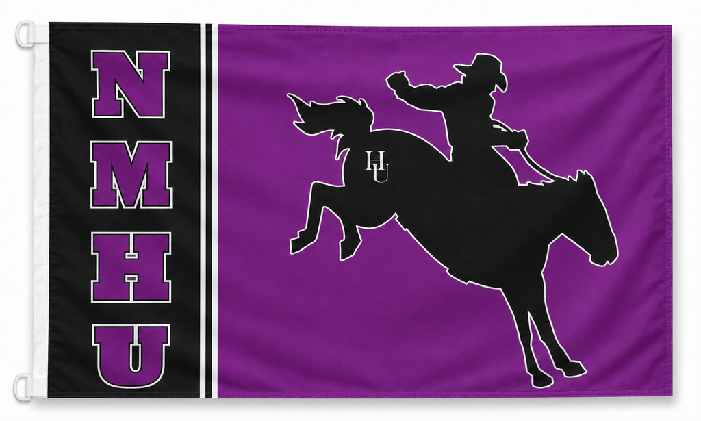 New Mexico Highlands University Old School Classic 3x5 Flag