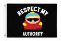 Respect My Authority Flag 3x5 – Comedy Cartoon Meme Banner