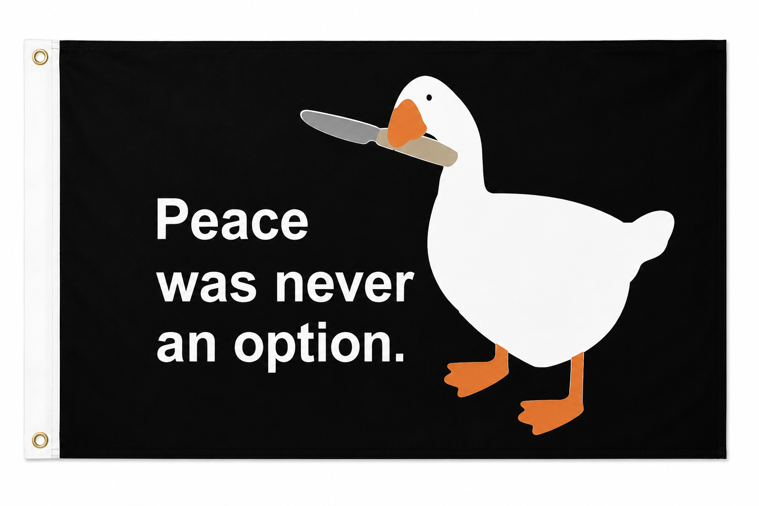 Peace was never an option