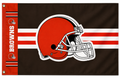 Cleveland Browns Helmet 3x5 Flag