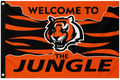 Cincinnati Bengals Welcome To The Jungle 3x5 Flag