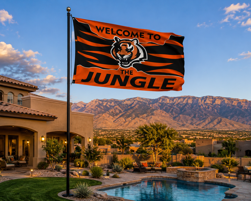 Cincinnati Bengals Welcome To The Jungle 3x5 Flag