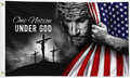 One Nation Under God Christian Patriotic Flag 3x5