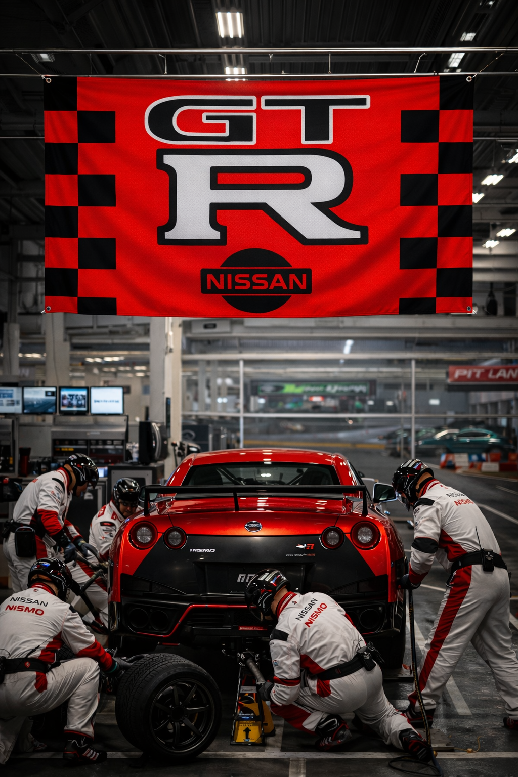 Nissan GTR (Checkered)