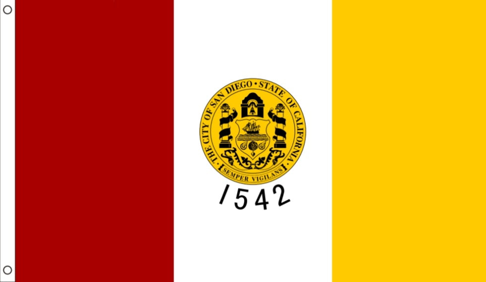 City of San Diego Flag 3x5 – Official San Diego California Banner