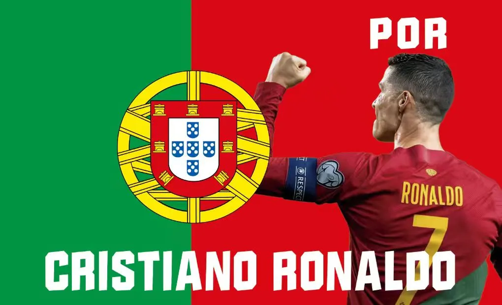 Cristiano Ronaldo Portugal Flag 3x5 | World Cup 2026 Soccer Flag