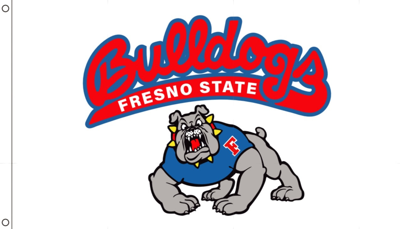 Fresno State Bulldogs Classic Flag 3x5 – Retro Bulldogs Banner