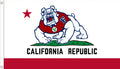 Fresno State California Republic Flag 3x5 – Bulldogs Cali Banner