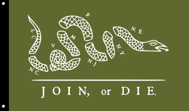 Join, or Die (Olive Green)