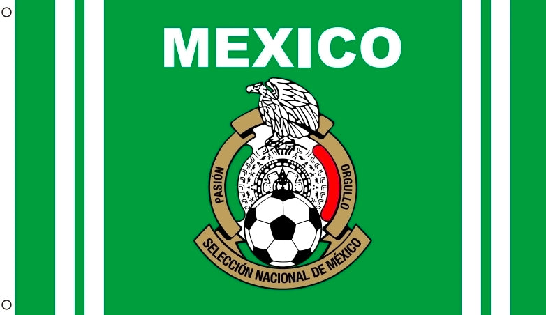 Mexico National Soccer Team Flag 3x5 – El Tri Flag, Mexico Football Banner