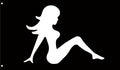 Cowgirl Silhouette Flag 3x5 – Western Country Girl Wall Banner