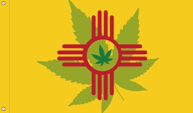 New Mexico Pot Leaf