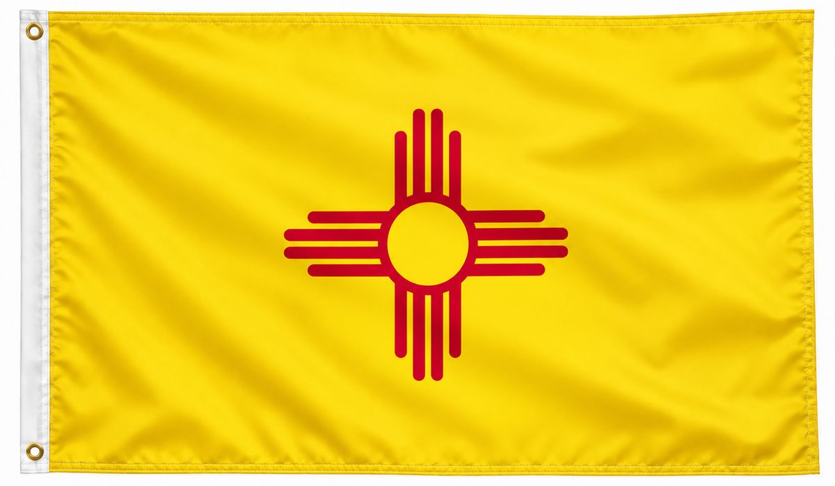 New Mexico State Flag 3x5 – Official Zia Symbol Banner