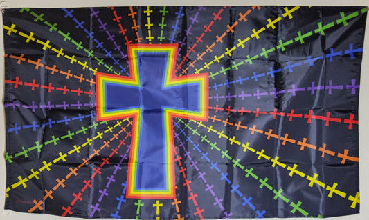 Rainbow Cross (Black)