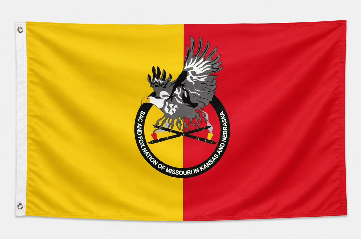 Sac and Fox Nation of Missouri in Kansas and Nebraska Flag – 3x5 Ft