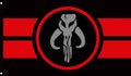 Mandalorian Skull Symbol 3x5 Flag