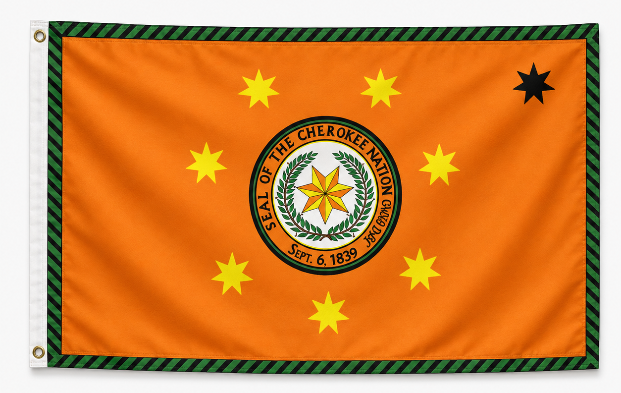 Cherokee Nation Flag – 3×5 Ft