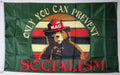 Smokey Bear “Only You Can Prevent Socialism” Flag 3x5 – Funny Political Novelty Flag
