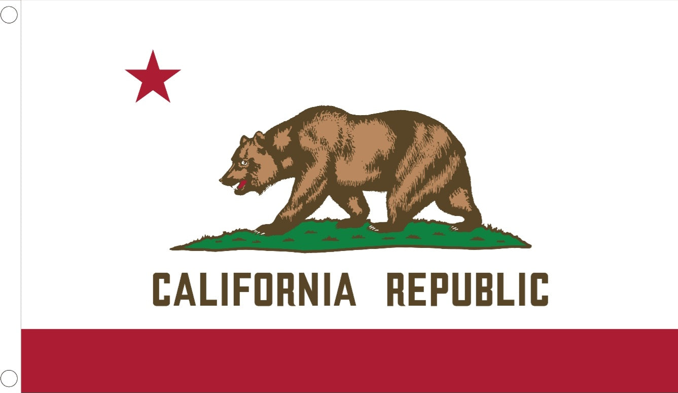 California State Flag 3x5 – California Republic Bear Flag
