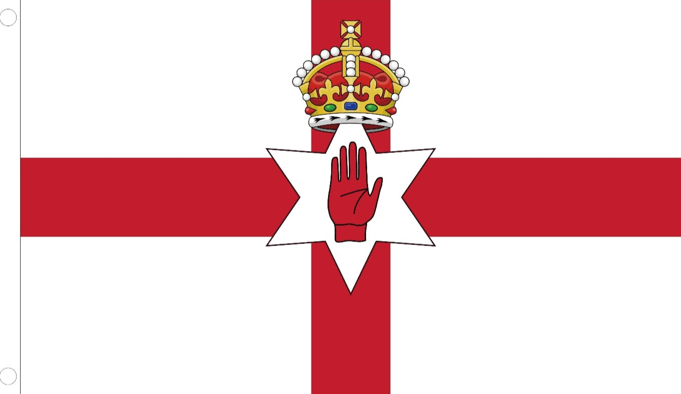 The Ulster Banner with St Edward's Crown