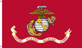 United States Marine Corps Flag 3x5 – Official USMC Eagle Globe and Anchor Banner