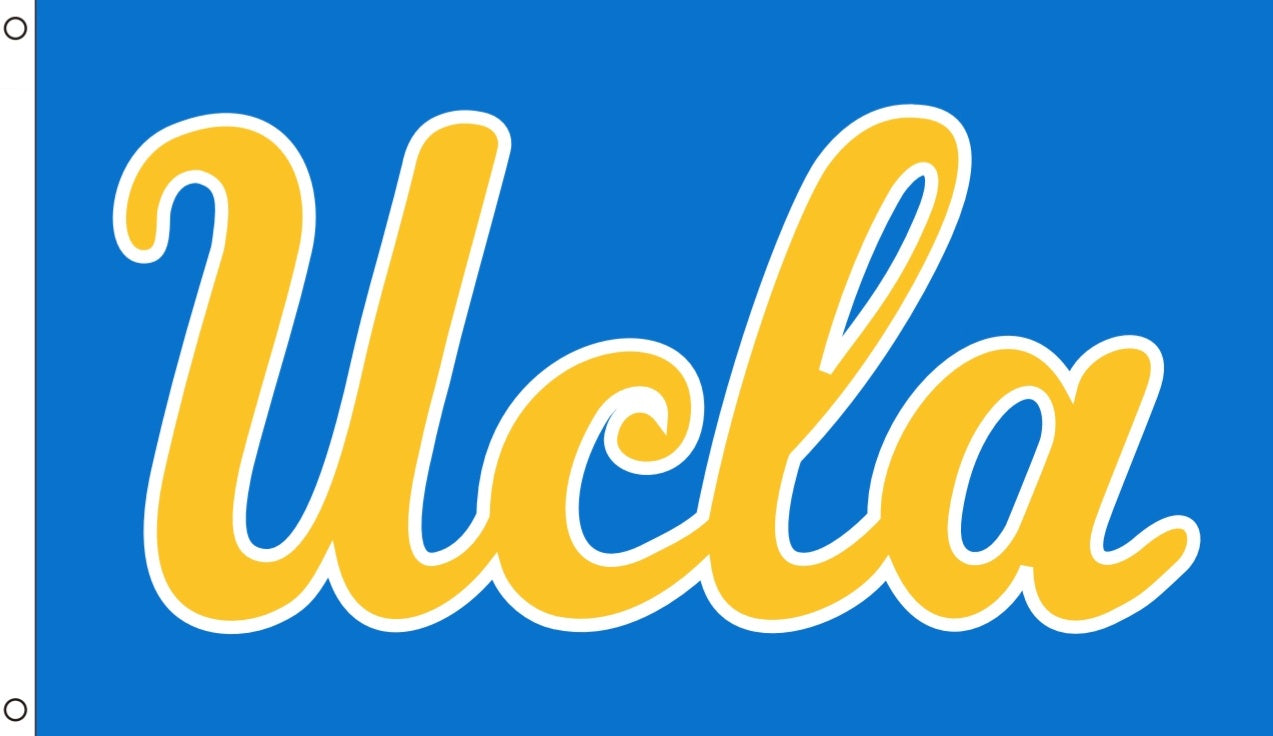 UCLA Bruins Script Flag 3x5 – Los Angeles College Banner