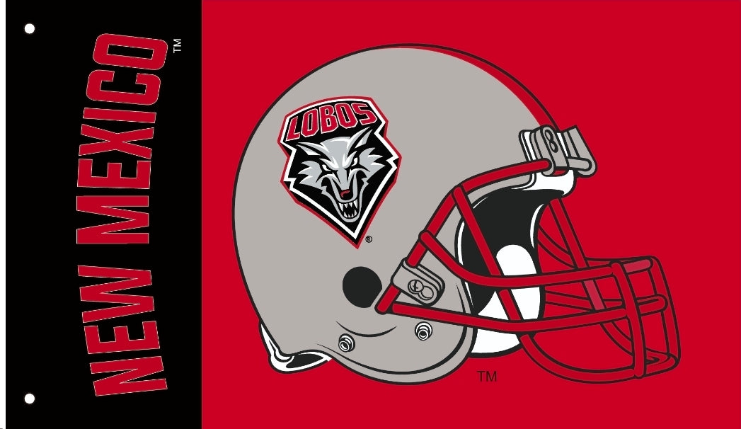 UNM Lobos helmet