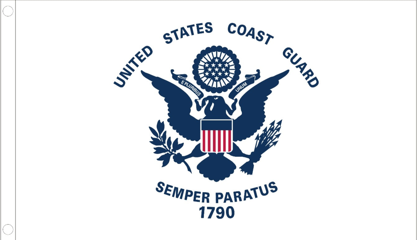 United States Coast Guard Flag 3x5 – Semper Paratus Military Banner