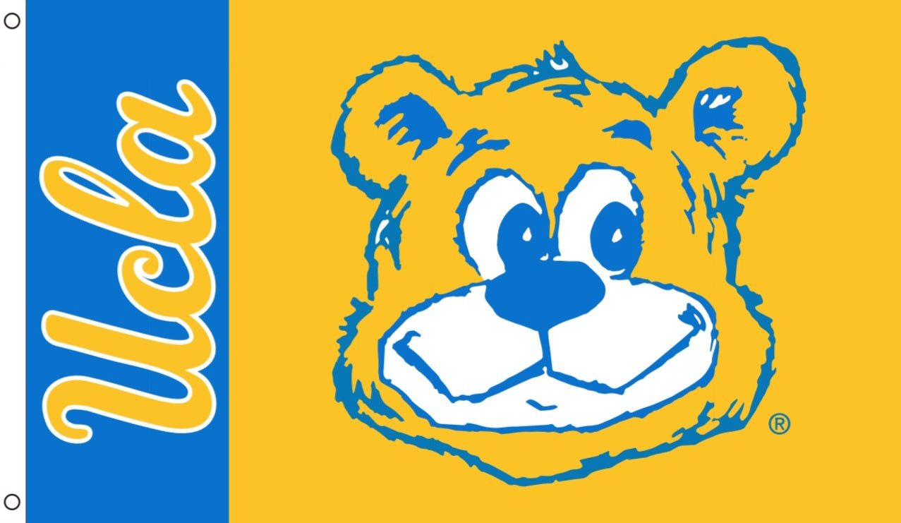 UCLA Vintage Bear Flag 3x5 – Retro Bruins Banner