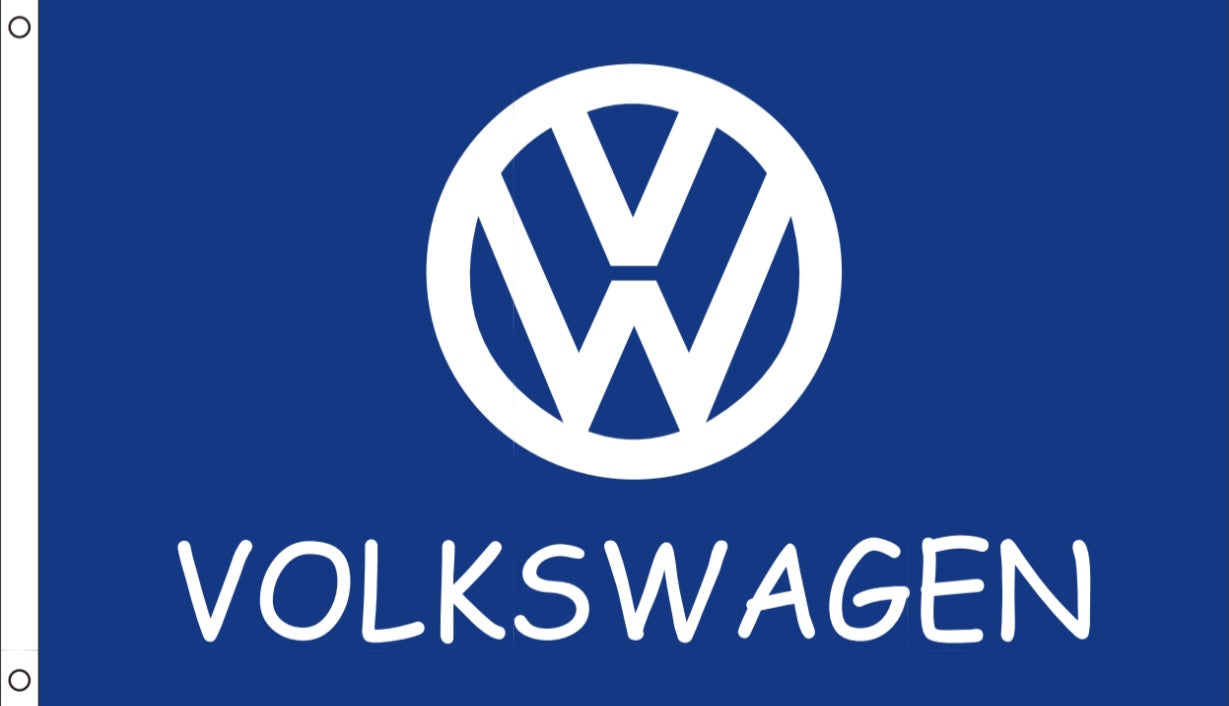 Volkswagen VW Flag 3x5 – Premium Volkswagen Banner