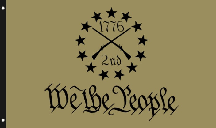 We The People 2nd Amendment 1776 (Olive)