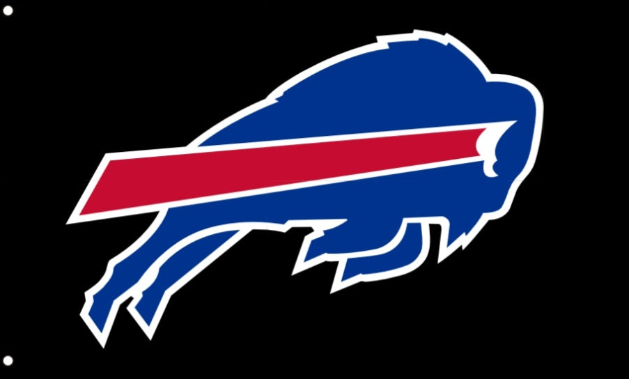 Buffalo Bills Black Background 3x5 Flag
