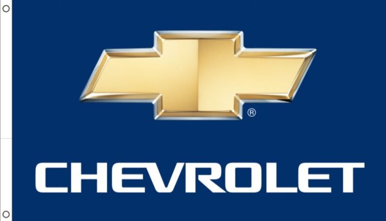 Chevrolet Gold Bowtie 3x5 Flag