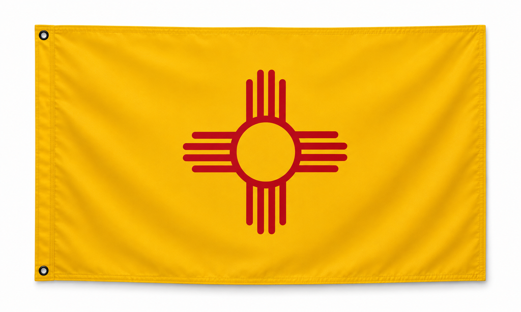 New Mexico State Flag 3x5 – Official Zia Symbol Banner