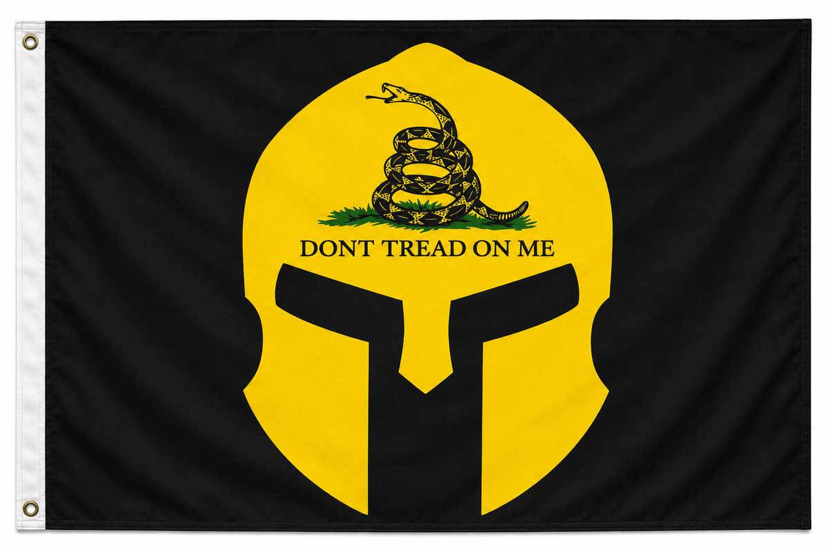 Don't Tread On Me Spartan Helmet
